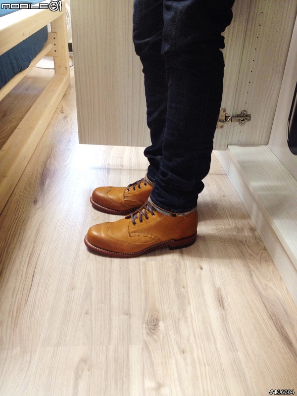 [手滑開箱 - 補實穿圖 ] -Wolverine 1000 Mile Addison Wingtip Boots