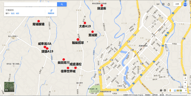 桃園青埔高鐵特區-大樓景觀一覽