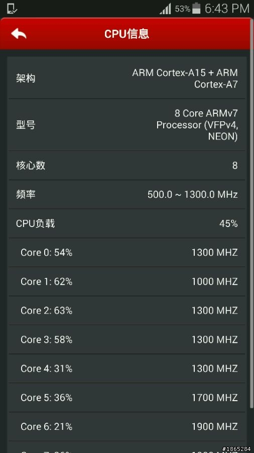 台灣這次沒上市的 Galaxy S5 (octa-core) 真八核心