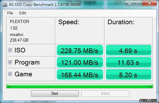 0到770只需一秒PLEXTOR M6e 256GB體驗分享