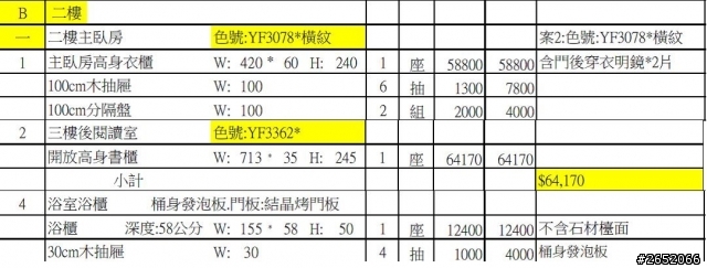 [請益] 請幫忙看系統廚具+系統櫃估價單....