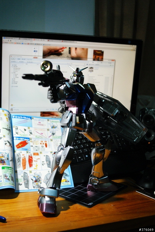 [開箱]鋼彈 MEGA SIZE 1/48 RX-78-2 GUNDAM EXPO限定電鍍版