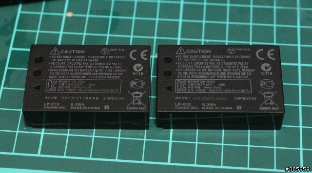 上網買"CANON LP-E12 吊卡包裝電池"被騙很大！