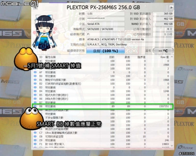 [開箱]01活動之Plextor M6s 256GB超極速體驗