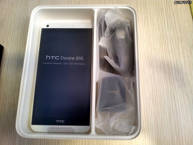 HTC Desire 816 白 開箱囉～