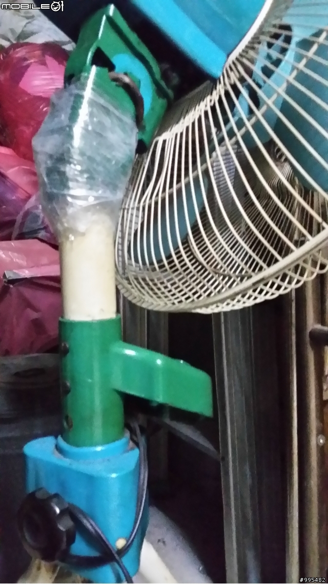 用了十幾年的工業扇尋找氧化的零件~~