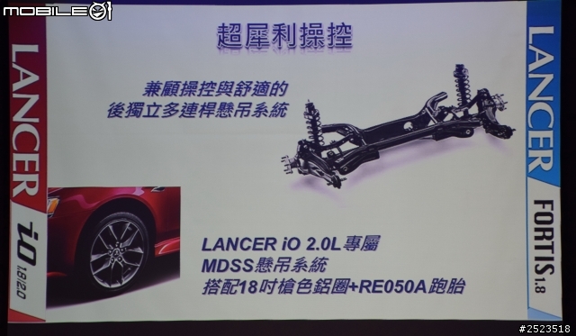 城市女英雄 米娜強勢登場 LANCER iO  &  LANCER FORTIS   新款發表