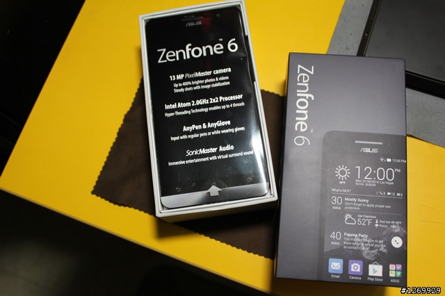 我的黑武士Zenfone 6到貨囉! 來分享純粹"開箱"放毒照^^(圖多)