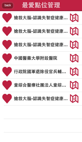 臺中市政府衛生局<樂齡行動導航>App