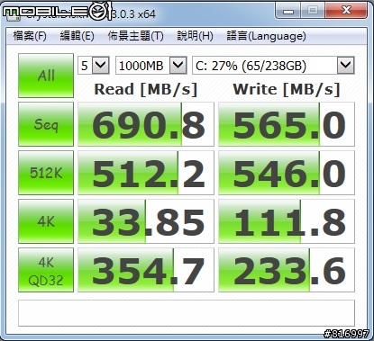極速狂飆 M6e PCIe SSD 256G 參加Plextor M6系列SSD試用活動分享