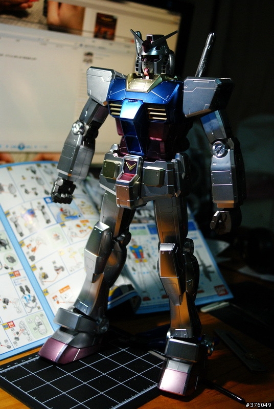 [開箱]鋼彈 MEGA SIZE 1/48 RX-78-2 GUNDAM EXPO限定電鍍版
