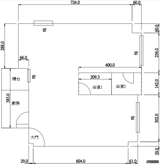 一家四口小屋格局請益