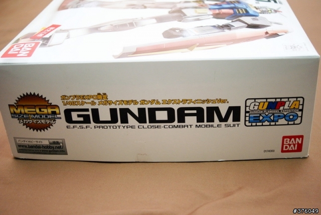 [開箱]鋼彈 MEGA SIZE 1/48 RX-78-2 GUNDAM EXPO限定電鍍版