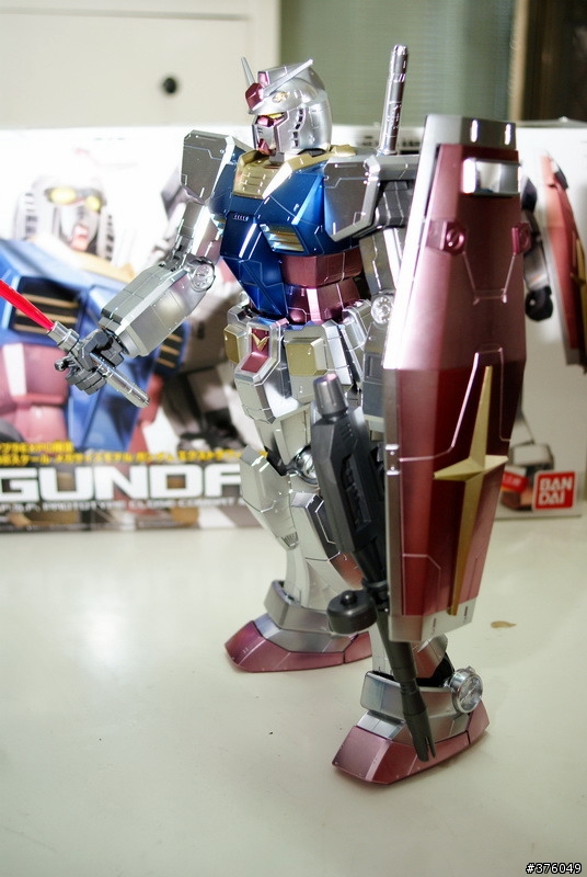 [開箱]鋼彈 MEGA SIZE 1/48 RX-78-2 GUNDAM EXPO限定電鍍版
