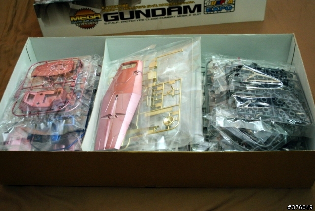 [開箱]鋼彈 MEGA SIZE 1/48 RX-78-2 GUNDAM EXPO限定電鍍版