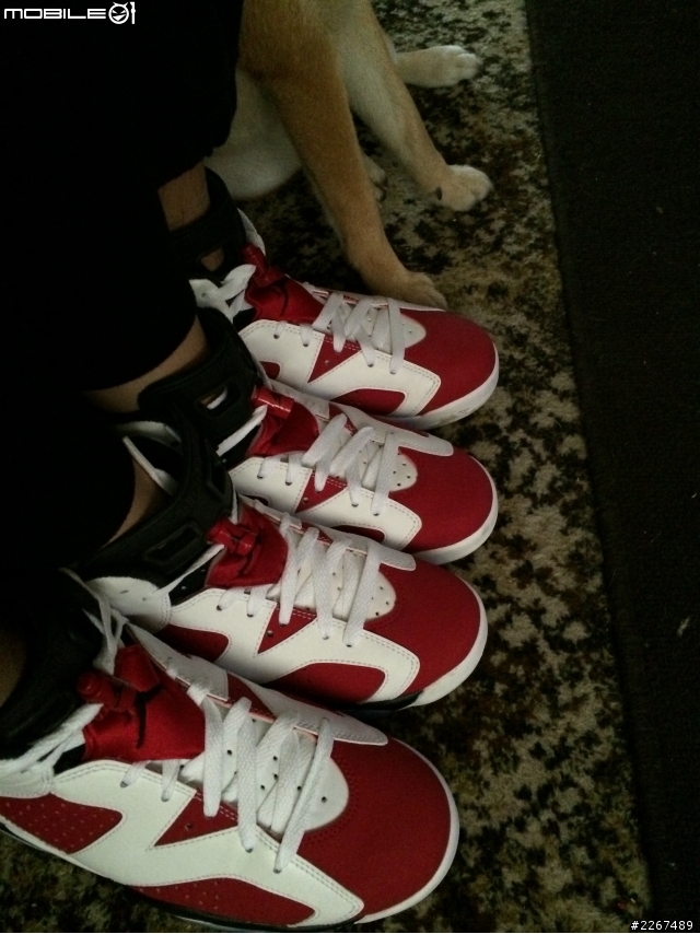 [開箱] Air Jordan 6 carmine 胭脂紅 不專業開箱