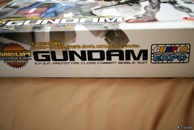 [開箱]鋼彈 MEGA SIZE 1/48 RX-78-2 GUNDAM EXPO限定電鍍版