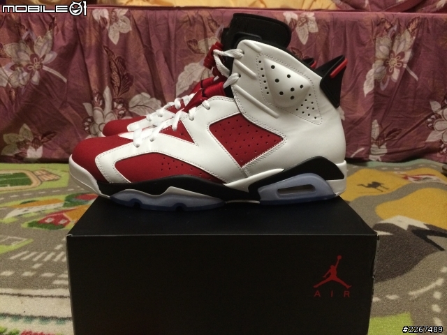 [開箱] Air Jordan 6 carmine 胭脂紅 不專業開箱