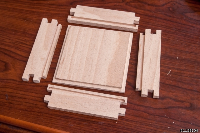 用木頭做緞帶的禮物盒(6/5日加底座，完成品)