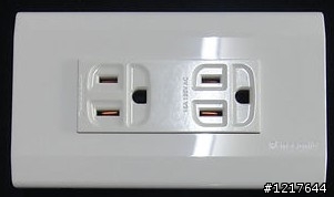 一開一關電源插座更換接法請教