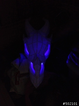 紙化石-龍頭骨
