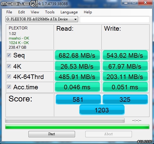 極速狂飆 M6e PCIe SSD 256G 參加Plextor M6系列SSD試用活動分享