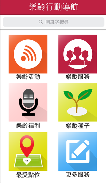 臺中市政府衛生局<樂齡行動導航>App