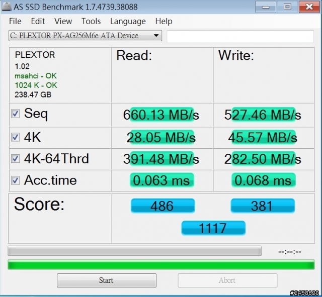 參加Plextor M6系列SSD試用活動分享