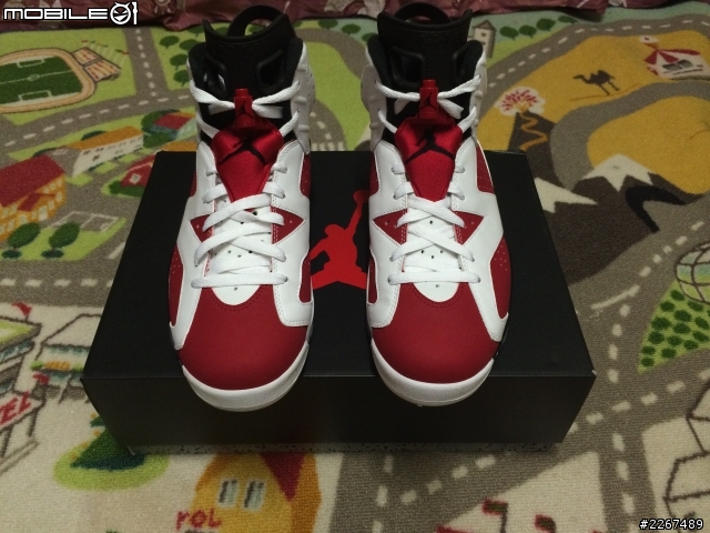[開箱] Air Jordan 6 carmine 胭脂紅 不專業開箱