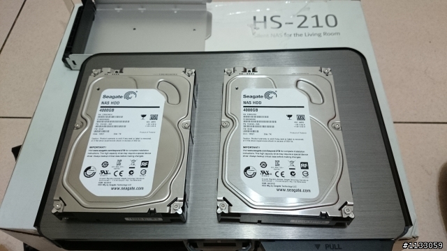 驚豔的QNAP HS-210搭配Seagate NAS HDD 4TB