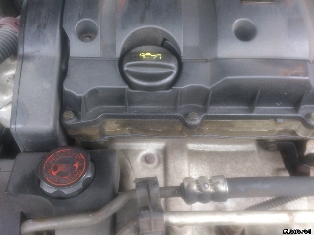 Peugeot 206 雪地燈及S燈交替閃爍  引擎殼上方一小堆褐色粉墨,引擎或方向機油封有縫隙