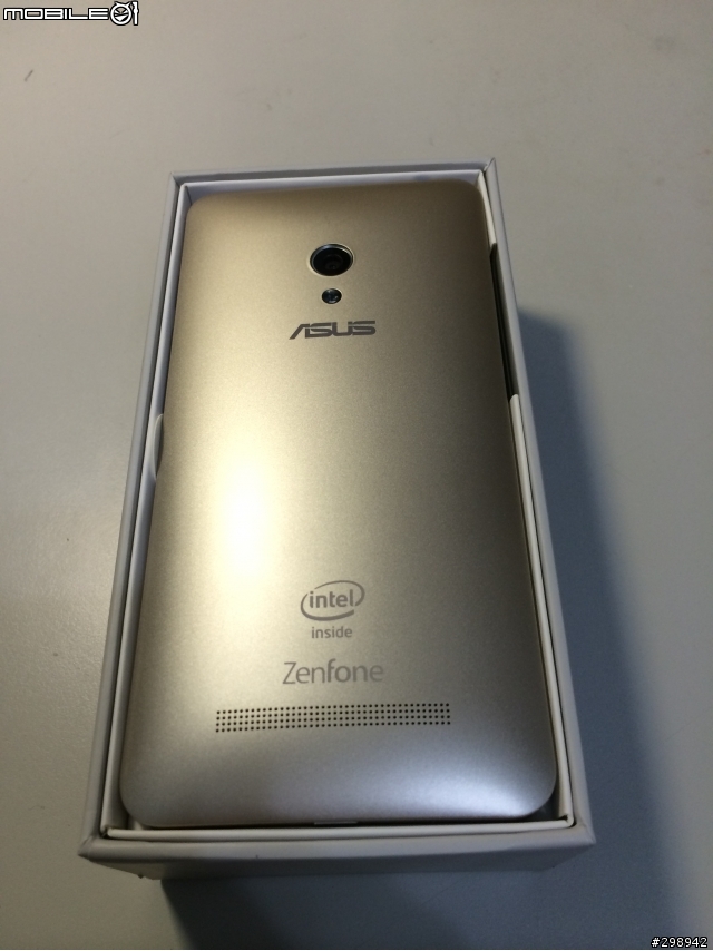 [開箱] 新品入手金色 Zenfone 5 分享