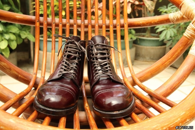 [開箱慶端午] Alden For J.Crew Shell Cordovan Cap Toe Boots（馬臀皮）