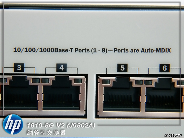 HP夏日派對~ HP 1810-8G V2節能省電網路交換器試用心得