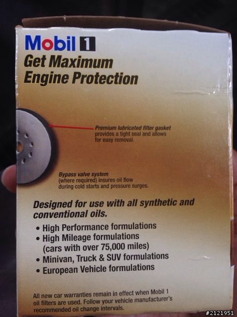 Simota VS mobil oil filter 機油芯