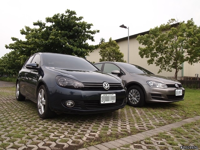 14年MK7  GOLF 1.6TDI 萊姆灰 代開箱! (附與12年MK6 1.6 TDI珍珠藍之小比較)