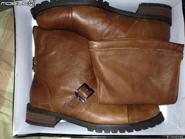 (開箱文)深咖啡色長靴