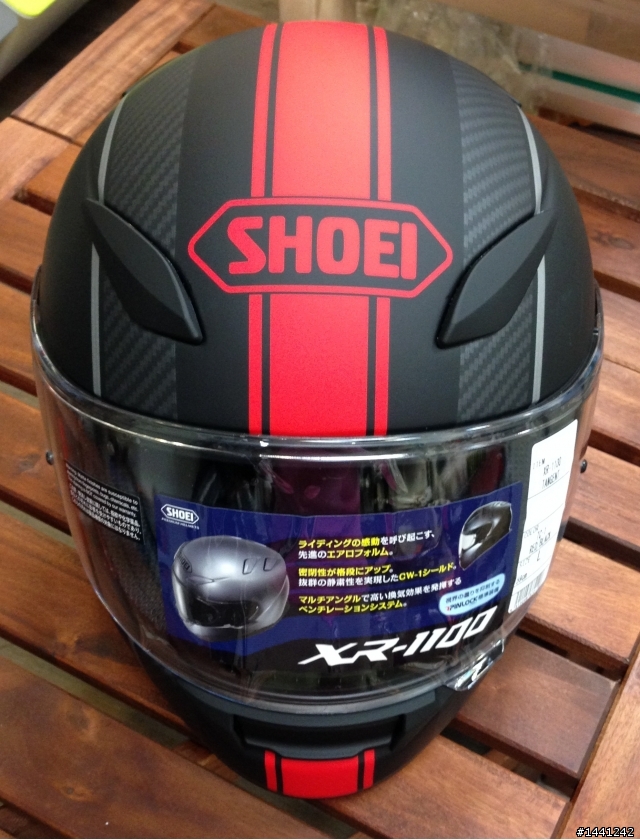 [開箱] SHOEI XR-1100 TANGENT 消光黑/紅