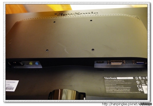 [開箱]ViewSonic VX2452mh不只玩遊戲過癮，看電影也一樣痛快～