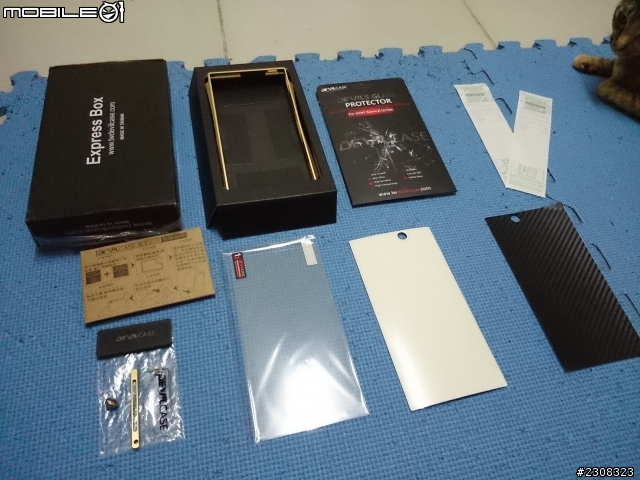 [開箱] sony Z Ultra 惡魔玻璃貼+DEVILCASE金屬框