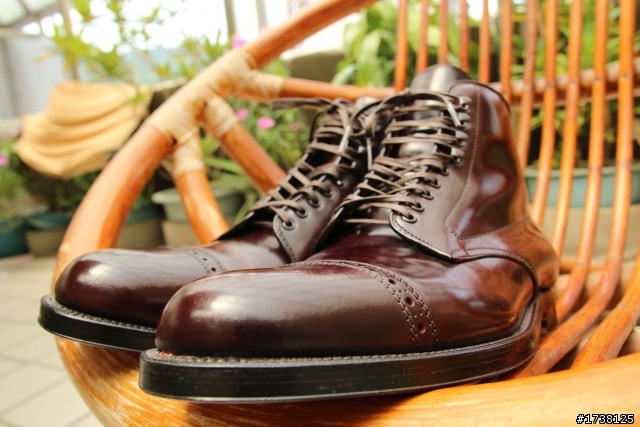 [開箱慶端午] Alden For J.Crew Shell Cordovan Cap Toe Boots（馬臀皮）