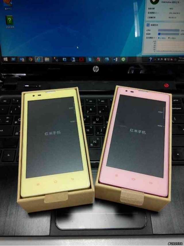 紅米1S聯通版糖果粉&檸檬黃簡單開箱