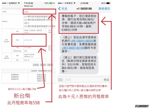 台灣手機電話費居然比國外漫遊還貴.....
