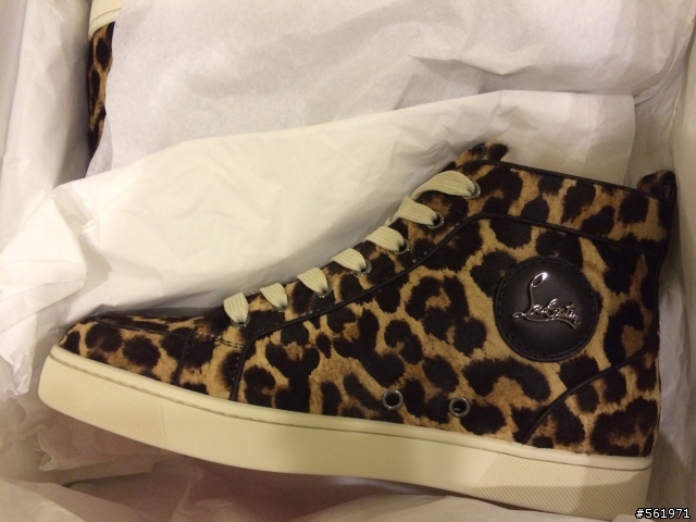 Christian Louboutin leopard sneaker