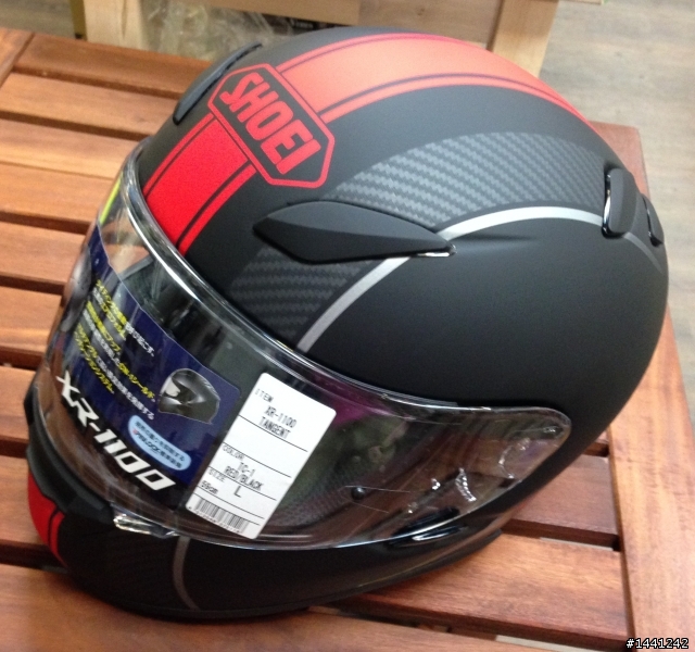 [開箱] SHOEI XR-1100 TANGENT 消光黑/紅
