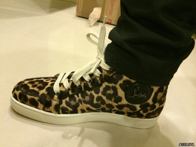 Christian Louboutin leopard sneaker