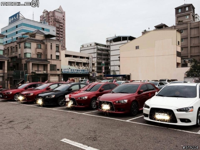 LANCER SPORTBACK 紅色鯊魚幸福禮車隊