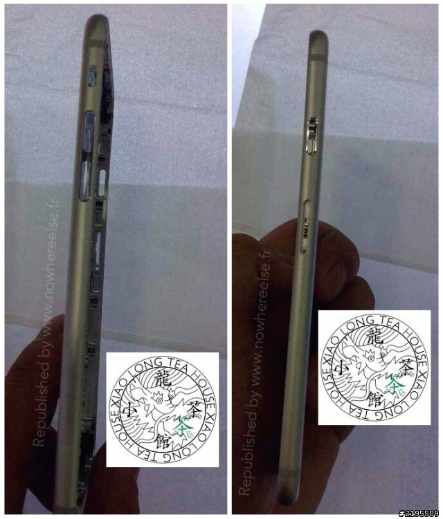 最真實的iphone 6 (暫名) 背殼零件照