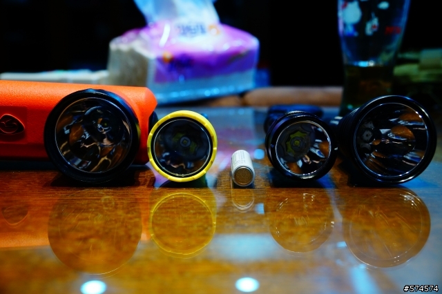 Streamlight 的簡單測試  Survivor Led, PROTAC HP, PROTAC HL3,?