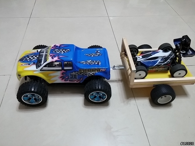 1/10 遙控大腳的拖車 DIY ~